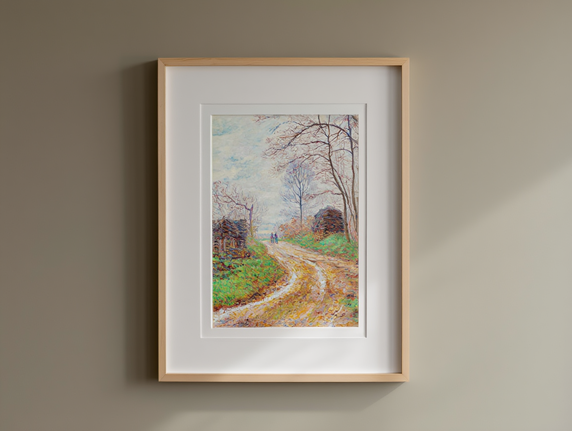 Chemin des Sablons à Moret