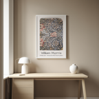 Honeysuckle Pattern – William Morris Printed Linen Art Print | Iconic Arts & Crafts Design - Hakyarts