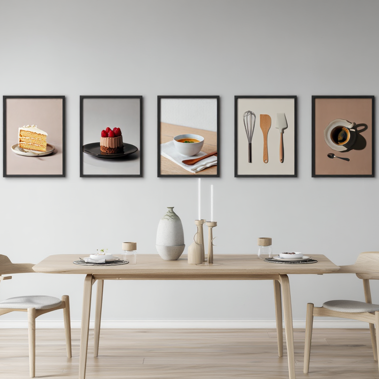 Minimalist Kitchen Dinner Collection – Set of 5