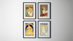 Curated Alphonse Mucha Prints – 4-Print Gallery Collection - Hakyarts