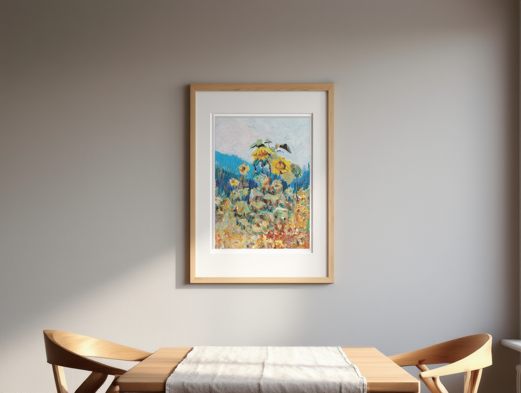 Study of Sunflowers – Marie Egner (Late 19th/Early 20th Century) | Botanical Art Print