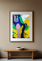 Female Rider – Ernst Ludwig Kirchner Poster | Expressionist Figurative & Equestrian Art Print - Hakyarts