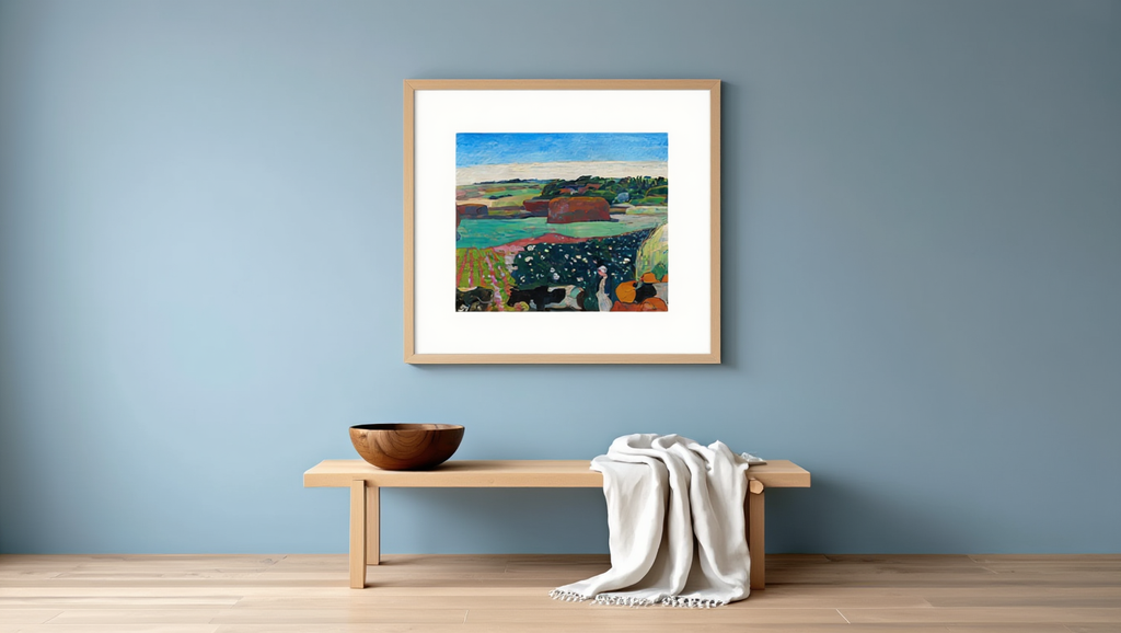 Paul Gauguin - Haystacks in Brittany