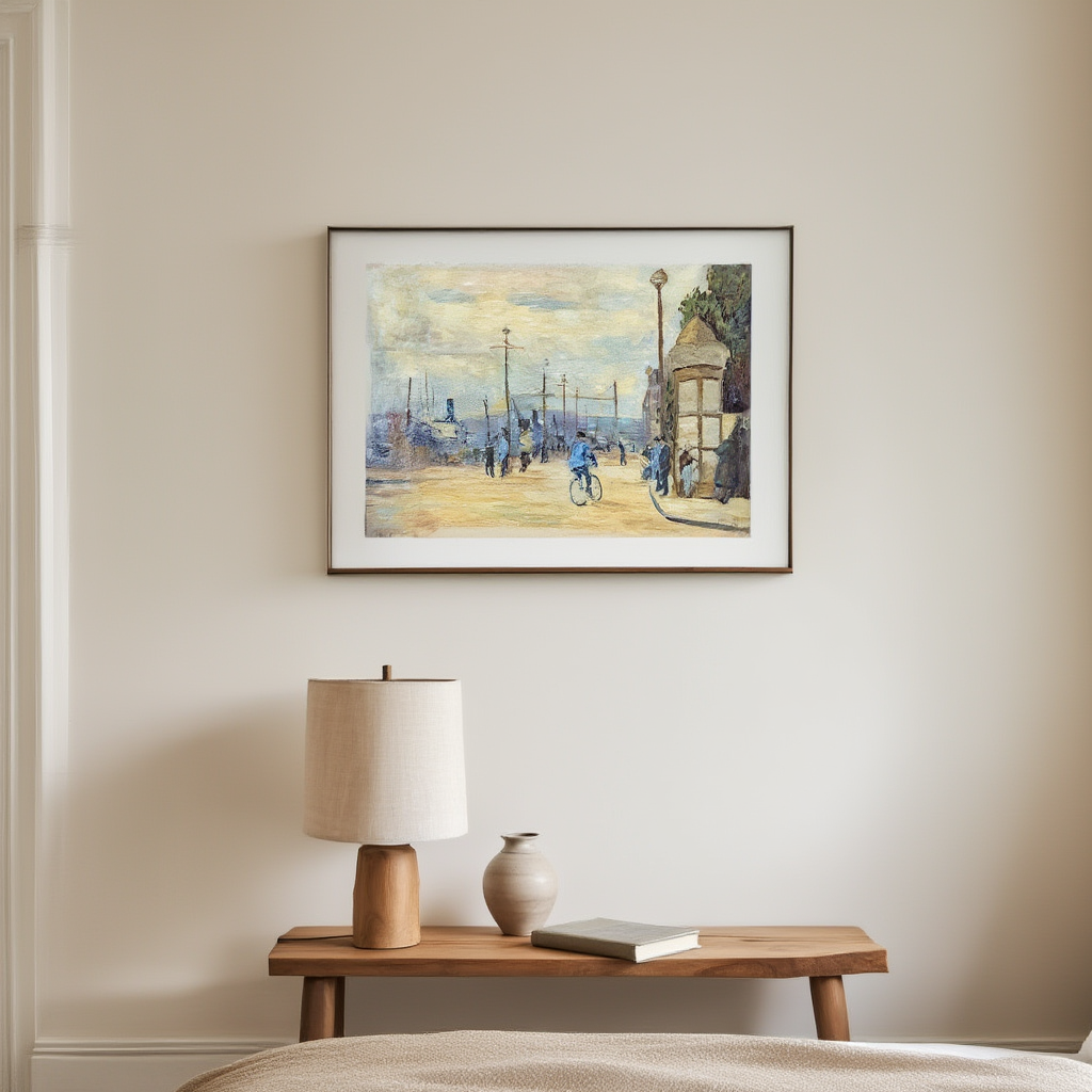 La Seine à Charenton – Armand Guillaumin Poster | Impressionist River Landscape Art Print