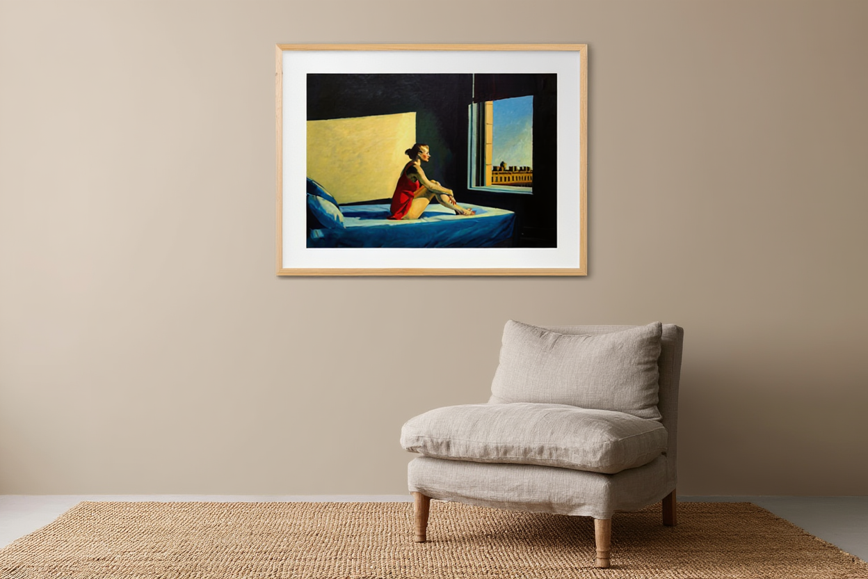 Edward Hopper – Morning Sun Art Print