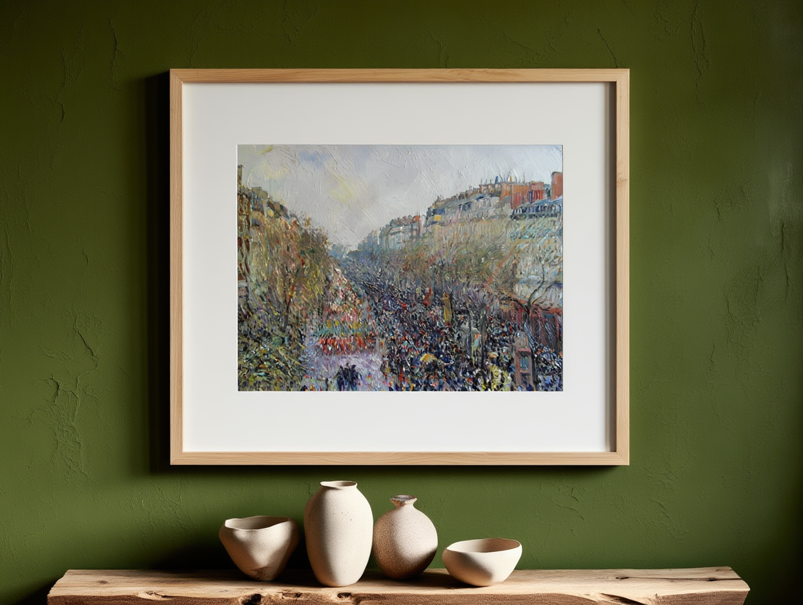 Camille Pissarro - Boulevard Montmartre Mardi Gras