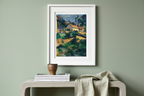 Turning Road at Montgeroult – Paul Cézanne Poster | Post-Impressionist Landscape Art Print