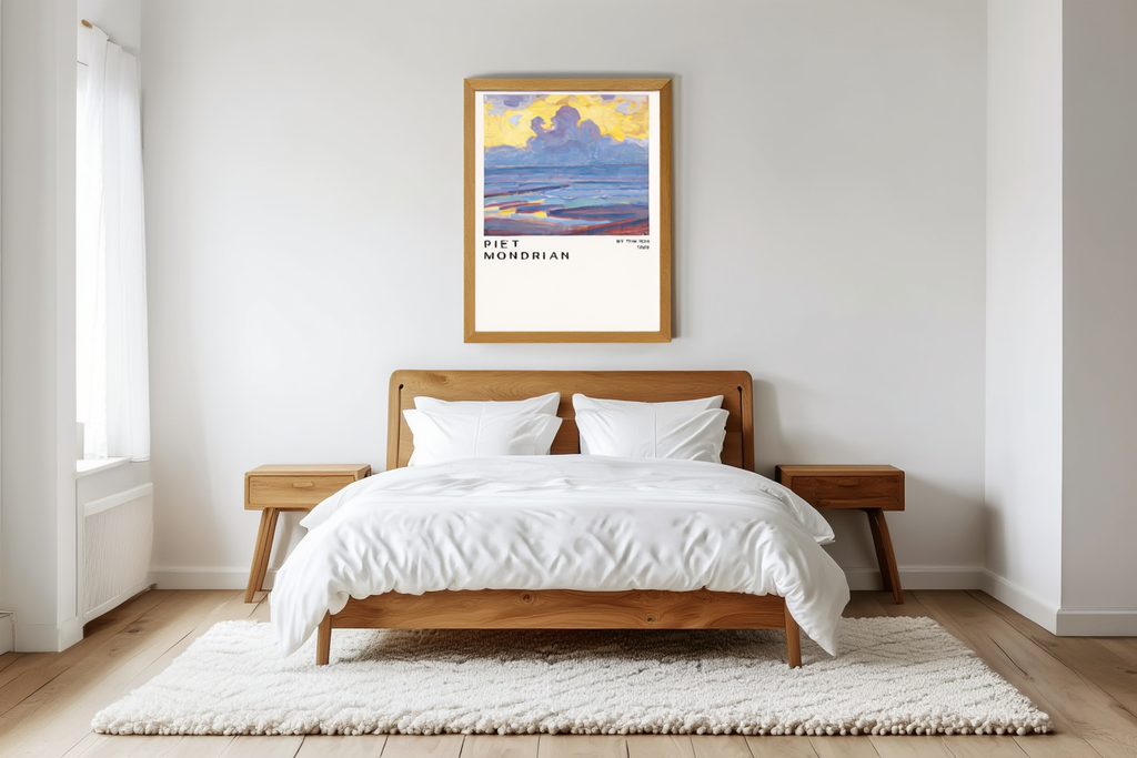 Piet Mondrian – By the Sea Print (1915) – Iconic Abstract Modern Art Poster