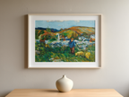 The Swineherd – Paul Gauguin Poster | Post-Impressionist Rural & Figurative Art Print - Hakyarts
