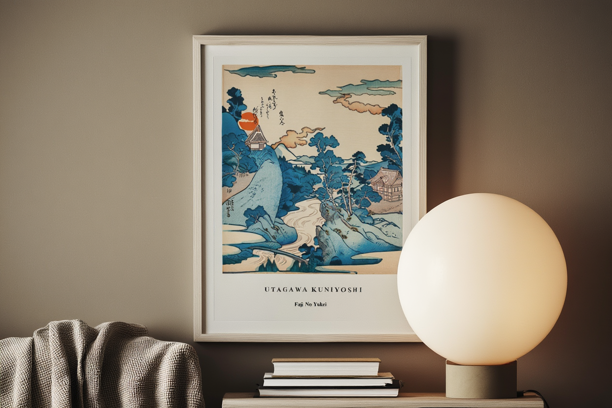 Utagawa Kuniyoshi – Fuji No Yukei Poster – Iconic Ukiyo-e Japanese Art Print