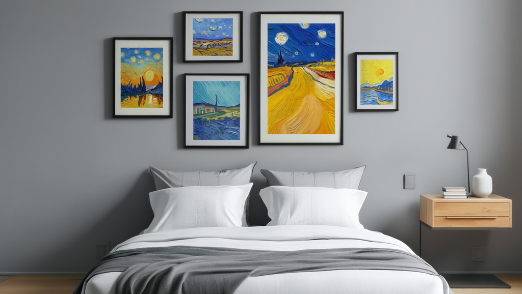 Van Gogh Inspirations – Set of 5 Post-Impressionist Prints