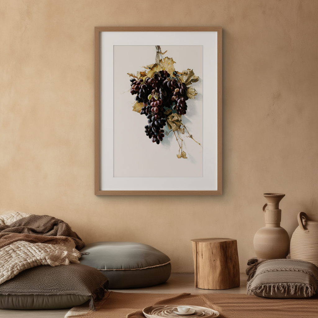 Still Life with Grapes – Edwin Deakin (1888) | Classic American Art Print