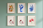 Blossoming Serenity – Watercolor Floral Print - Hakyarts