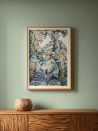 Trees in Bird Garden “Iver Heath” – Paul Nash Poster | Modernist Landscape Art Print