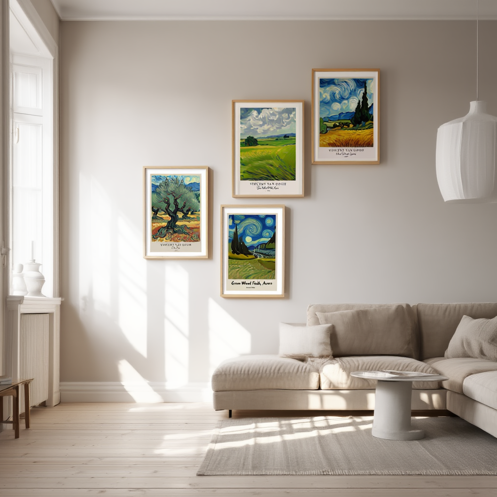 Vincent Van Gogh 4-Print Collection – Vibrant Masterpieces