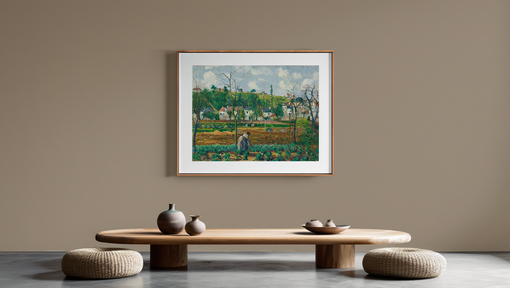 Camille Pissarro - Le Jardin de Maubuisson, Pontoise, la Mère Bellette