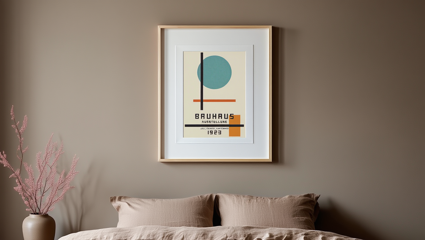 Bauhaus Ausstellung 1923 No. 2 – Vintage Bauhaus Art Poster