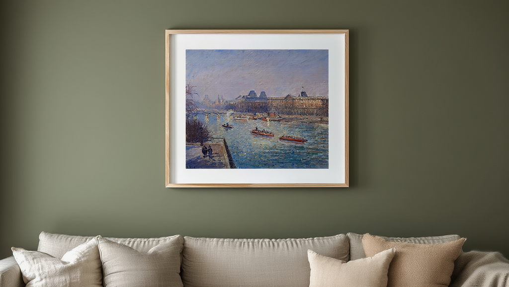 Camille Pissarro - Morning, Winter Sunshine