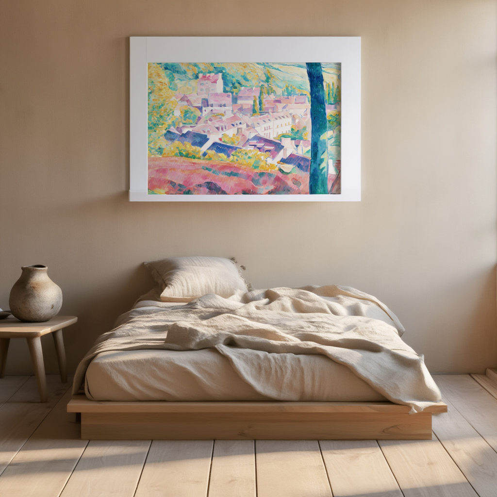 Émile Bernard - Point-Aven seen from the Bois d'Amour