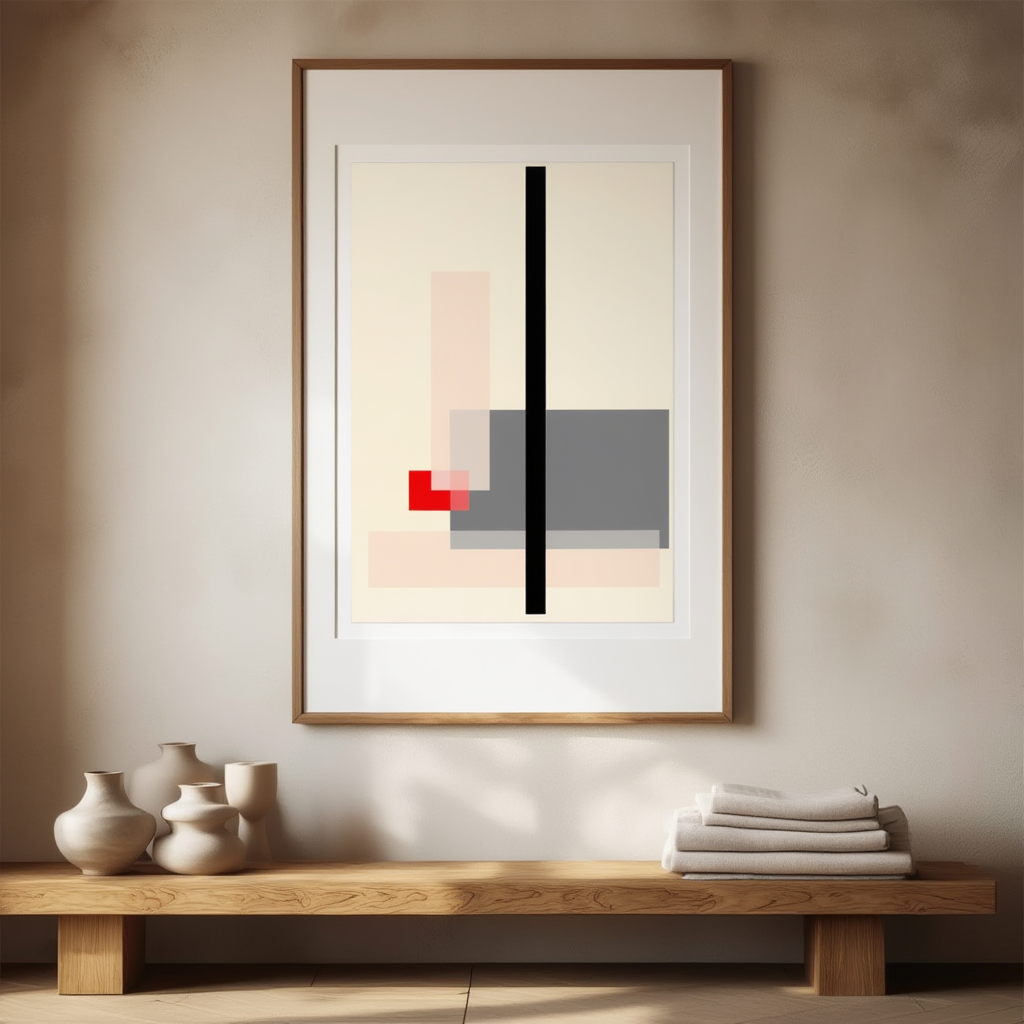 Composition (1923) by László Moholy-Nagy – Geometric Abstract Art Print - Hakyarts