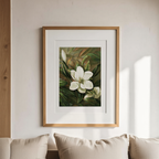 Magnolia Grandiflora – Louis Prang & Co Poster | Botanical Art Print