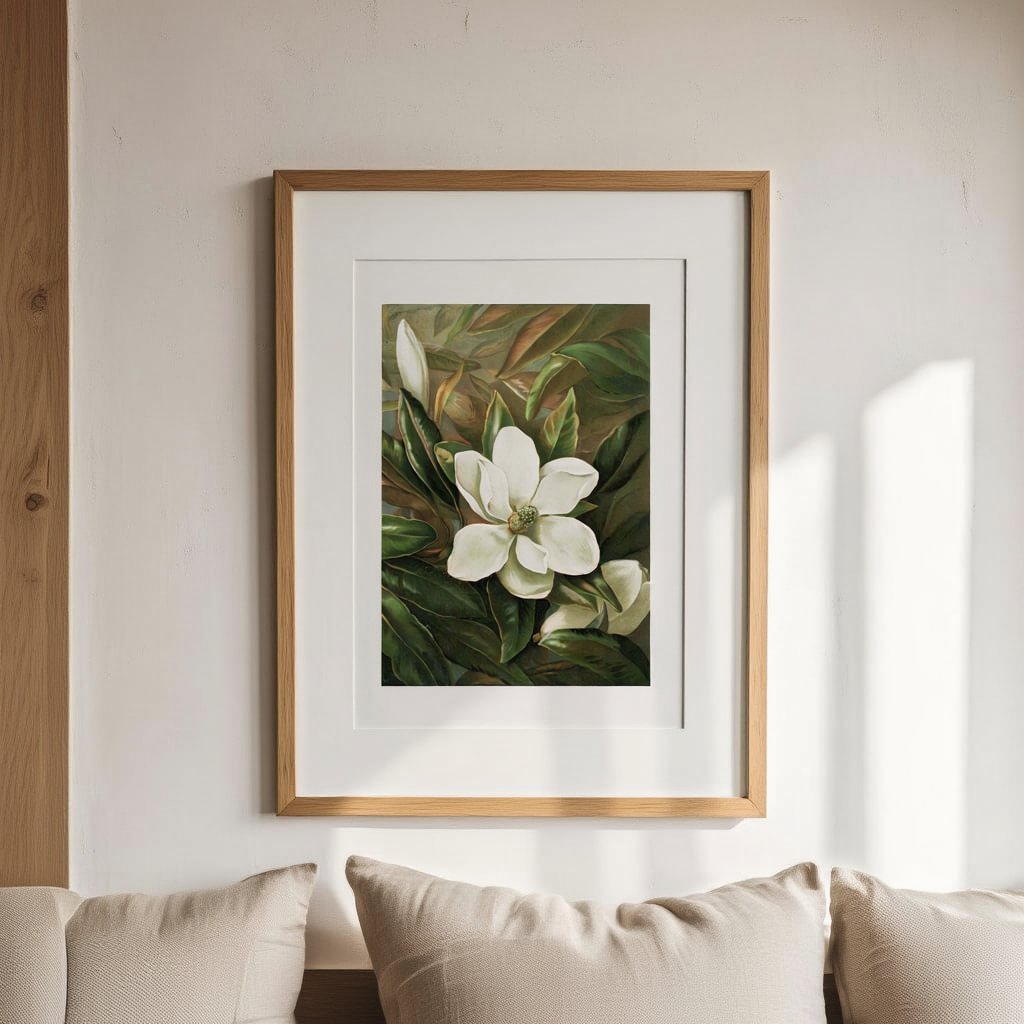 Louis Prang & Co - Magnolia Grandiflora