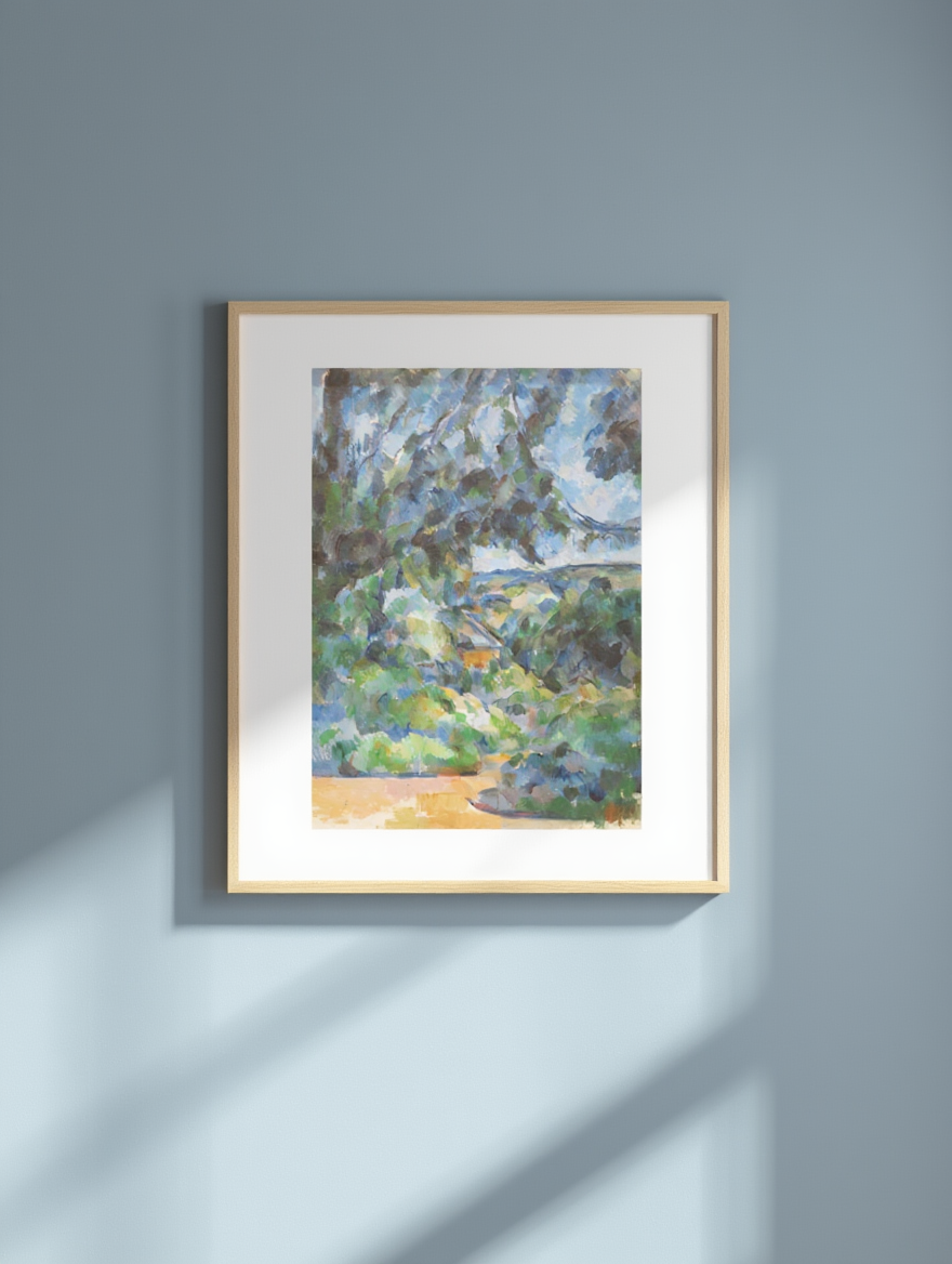 Paul Cézanne – Blue Landscape - Iconic Post-Impressionist Art Print
