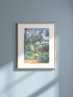 Paul Cézanne – Blue Landscape - Iconic Post-Impressionist Art Print - Hakyarts