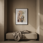 Portrait of a Woman by Georges Braque – Vintage Cubist Figurative Wall Art Print - Hakyarts