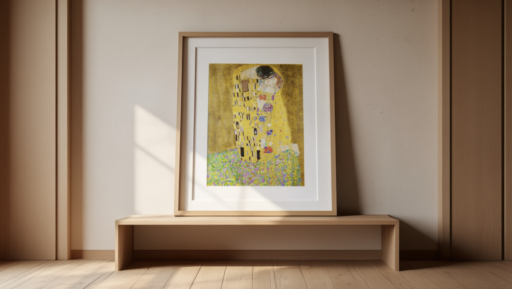 Gustav Klimt – The Kiss – Iconic Art Nouveau Masterpiece Poster