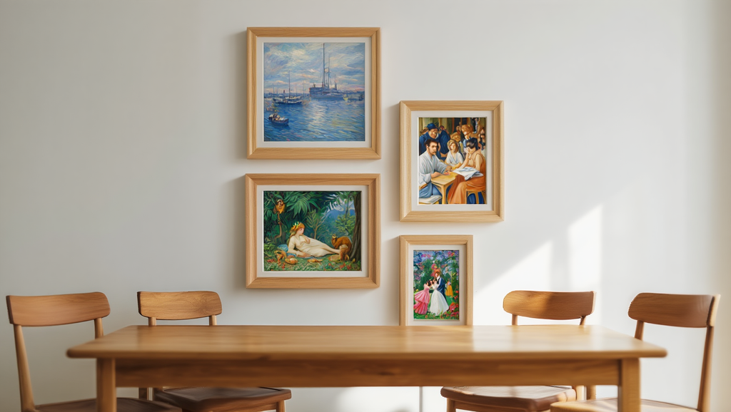 Timeless Masters – Classic Art Set of 4 Prints