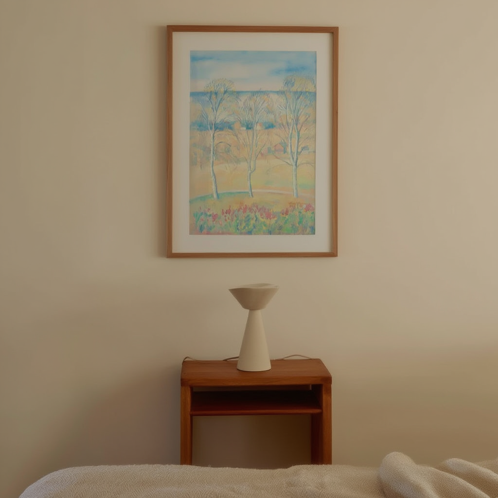 Spring Landscape Hälsingland (1914) by Helge Johansson – Scandinavian Landscape Vintage Art Print