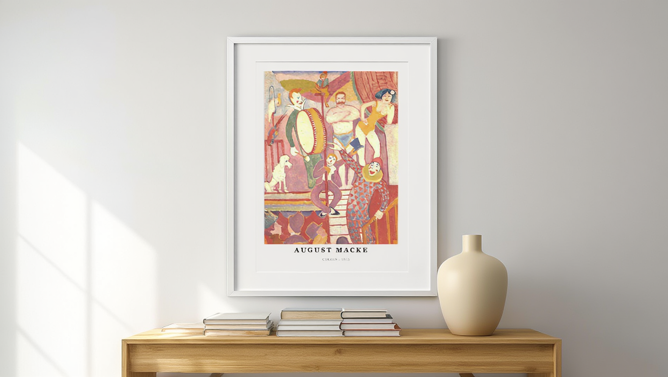 August Macke - Circus Poster