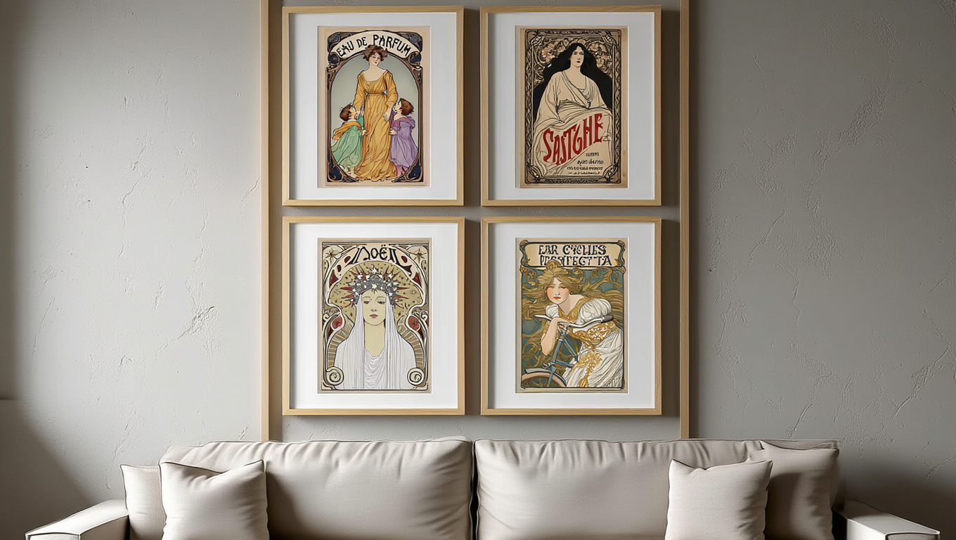 Alphonse Mucha – Mix & Match 4 Prints