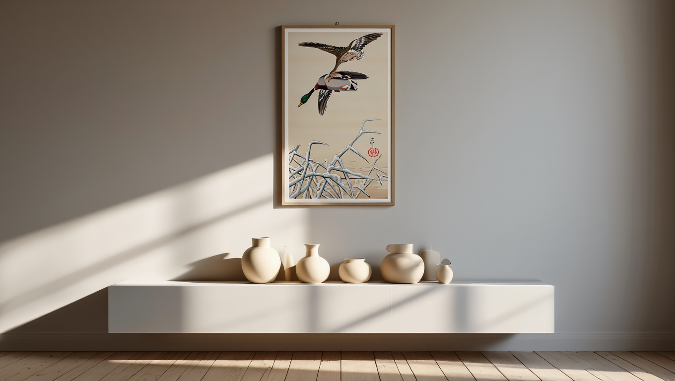 Ohara Koson - Mallards Poster