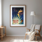 Pétrole Stella by Henri Gray – Vintage Poster Art Print - Hakyarts
