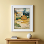 Landscape Near Arles – Paul Gauguin Poster | Post-Impressionist Rural & Landscape Art Print - Hakyarts