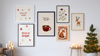 Christmas Joy – 4 Holiday Prints - Hakyarts