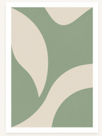 Geometric Abstract Positivity – Green Tones - Hakyarts