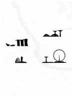 Singapore City Map Poster – Black and White Minimalist Wall Art Print