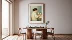 Morning Painting – Vintage Single Print