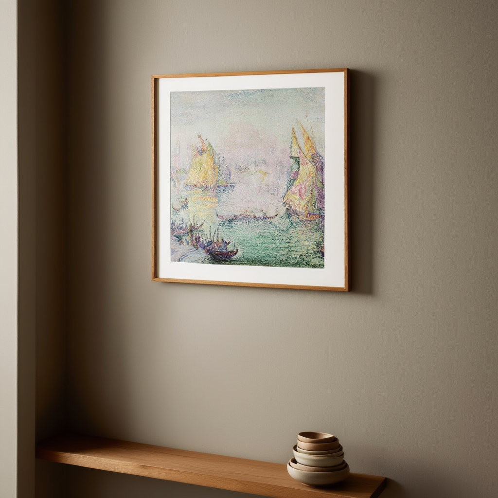 Paul Signac  - The Lagoon of Saint Mark 'Venice' Poster