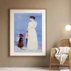Summer Evening at Skagen’s Beach – Peder Severin Krøyer Poster | Impressionist Seascape Art Print