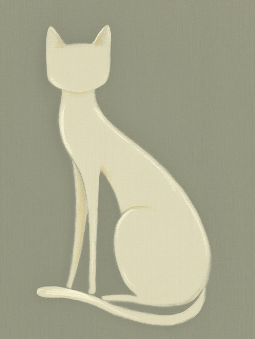 Contemplative Figure – Modern Art Print for Interiors