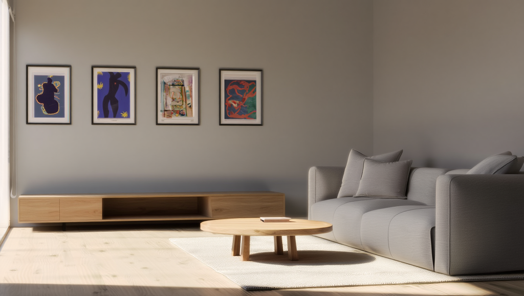 Abstract Matisse-Inspired Wall Art Set – 4 Prints