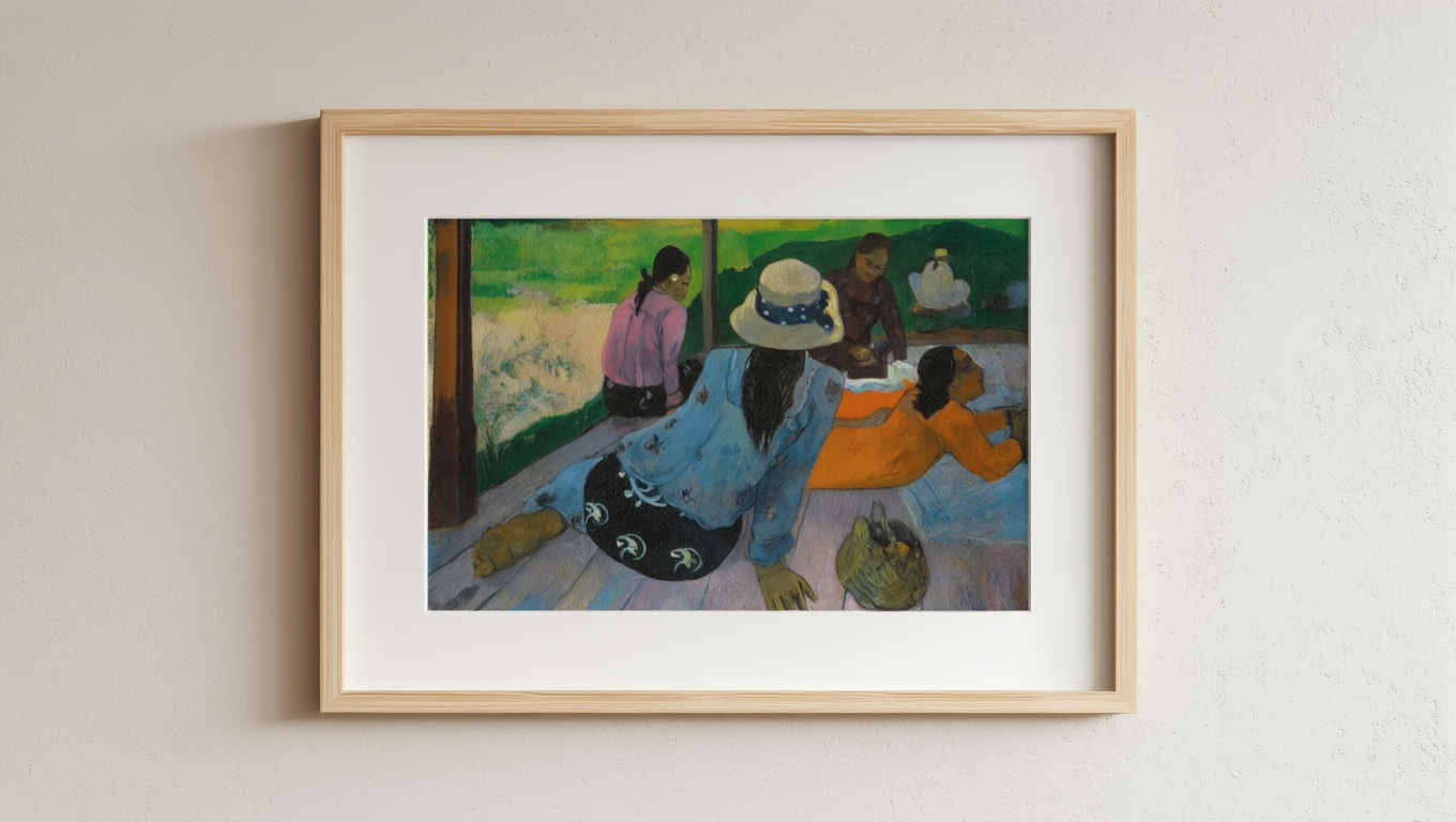 Paul Gauguin – The Siesta - Iconic Post-Impressionist Art Print