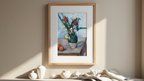 The Vase of Tulips – Paul Cézanne Poster | Post-Impressionist Still Life Art Print  Description: