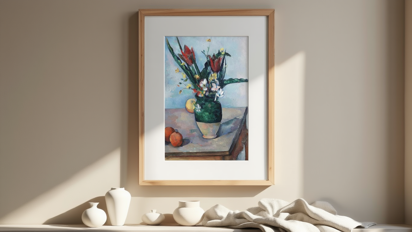 Paul Cezanne - The Vase of Tulips