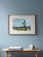 La Rivière – Paul Cézanne Poster | Post-Impressionist Landscape Art Print