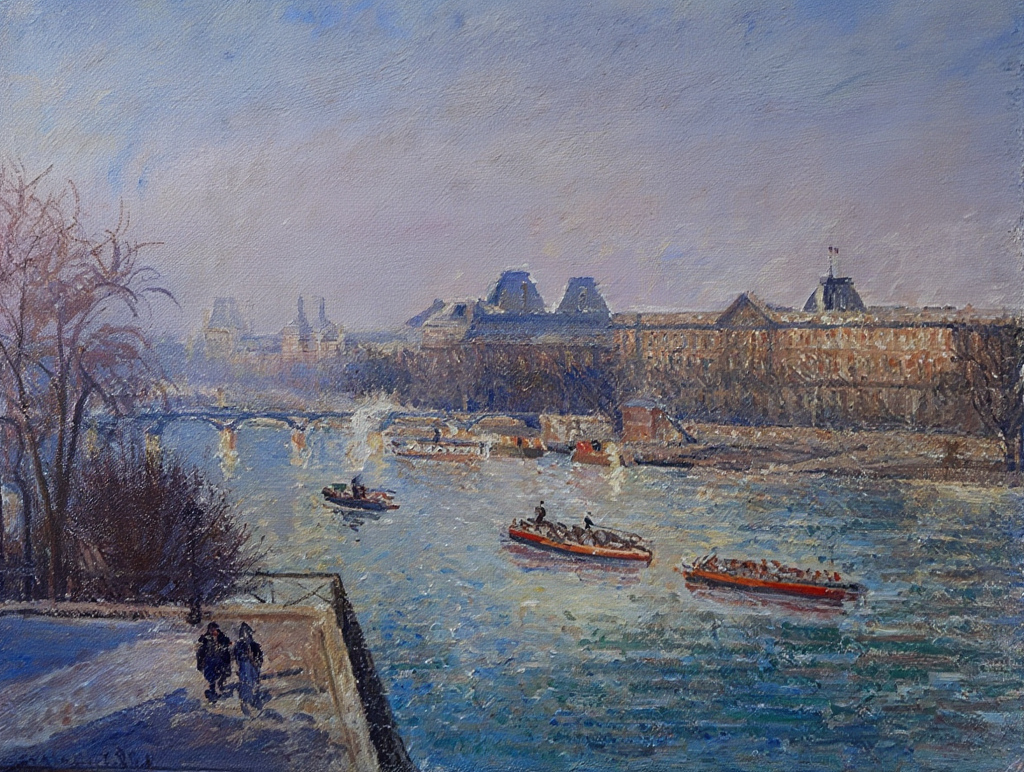 Camille Pissarro - Morning, Winter Sunshine